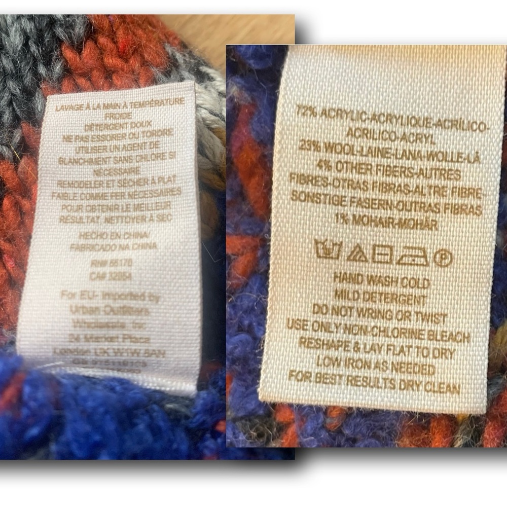 Free People Gray Multicolor Patterned Cardigan - image 8